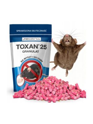 Granulat Toxan 25 Mocna Trutka na Myszy i Szczury Silna na Gryzonie - 150g