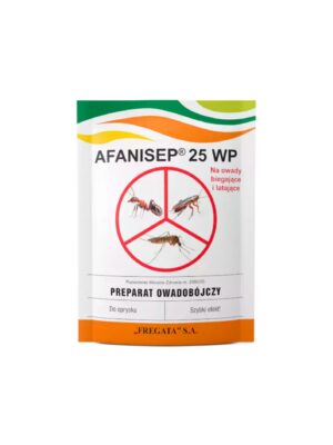 AFANISEP 25 WP Oprysk na MUCHY OWADY KOMARY MRÓWKI 25G